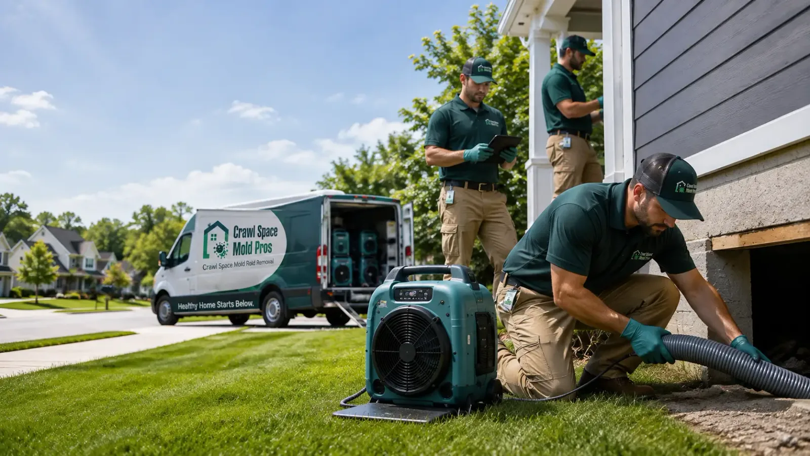 Crawl Space Mold Removal in Coulter, IA